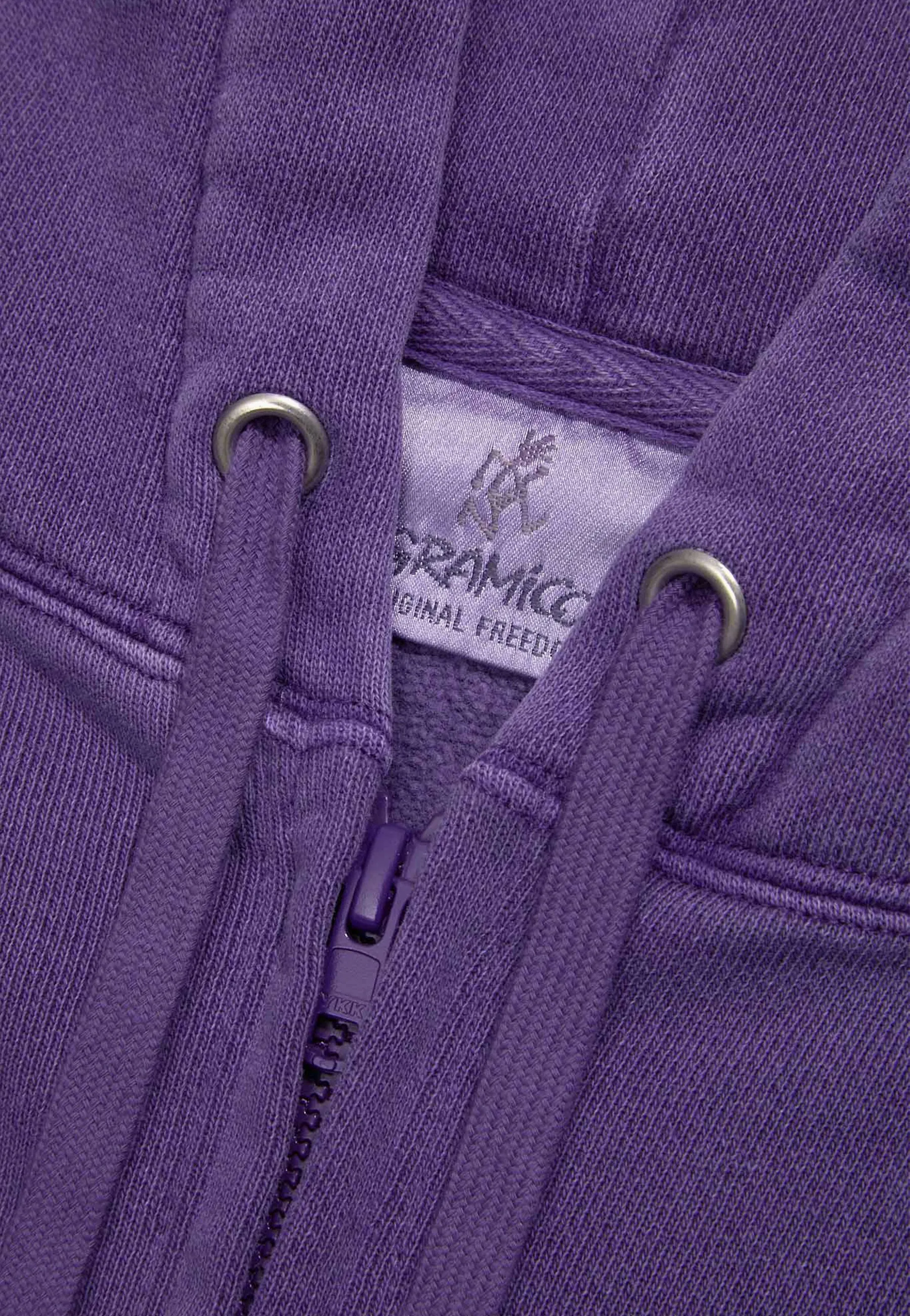 Adsum x Gramicci Double Zip Hoodie - Purple