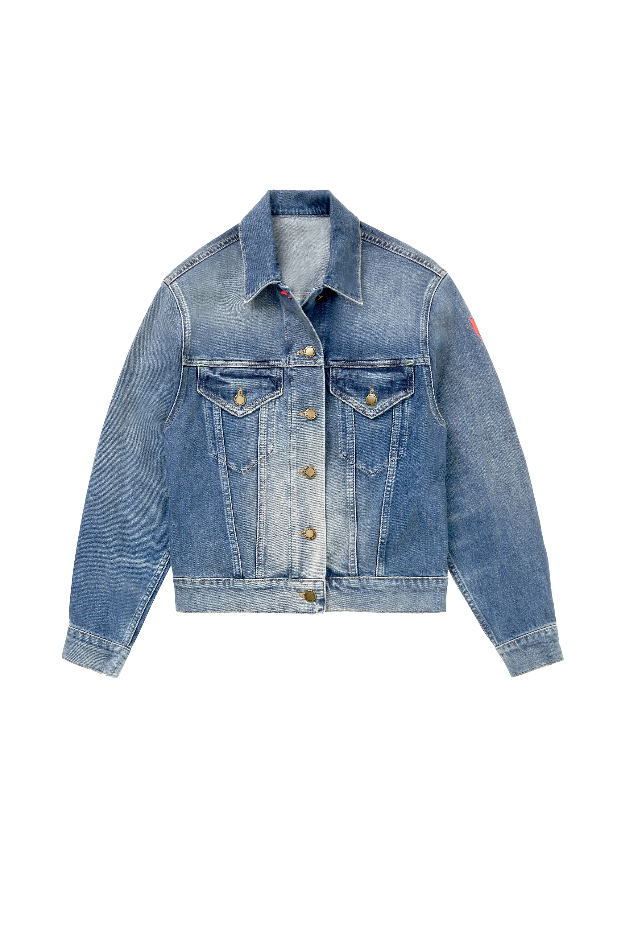 Authentic Indigo Trucker Denim Jacket