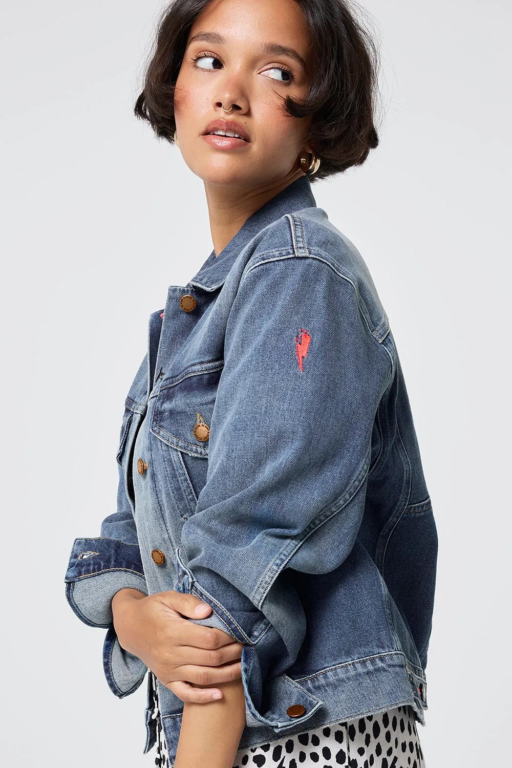 Authentic Indigo Trucker Denim Jacket