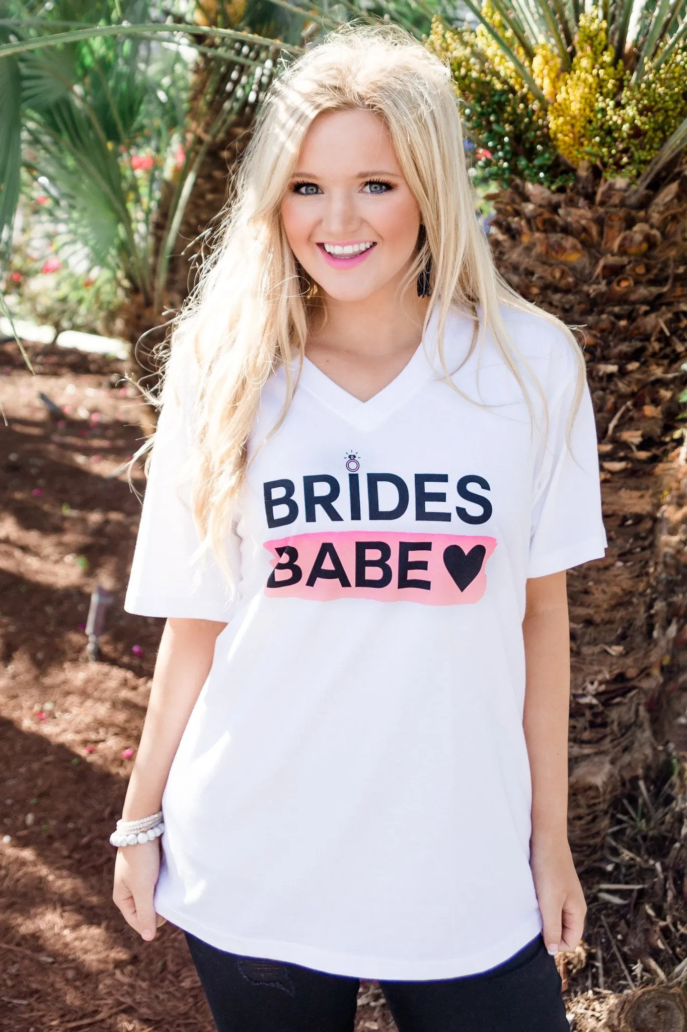 Bride's Babe Short Sleeve Tee Shirt