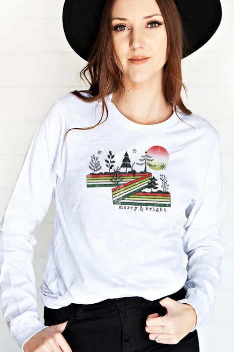 Christmas Trees Long Sleeve 4436