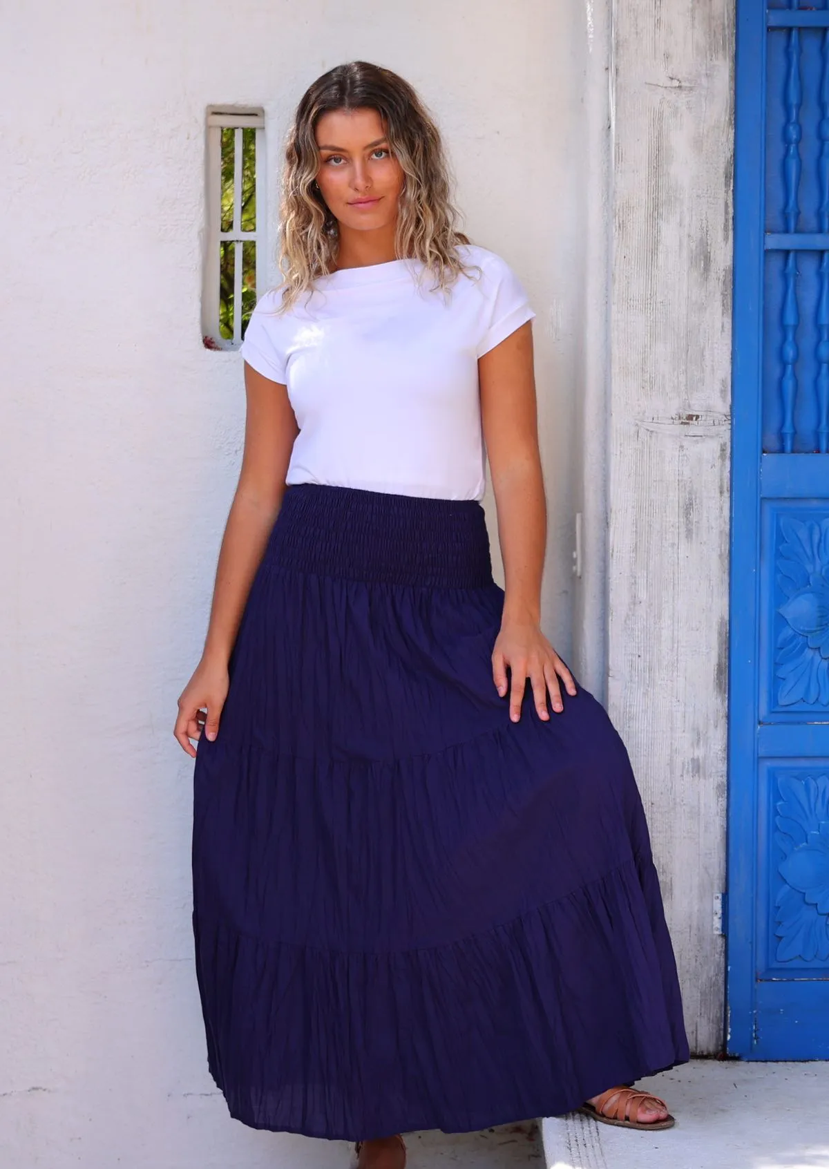 Dawn Maxi Skirt Rhodonite