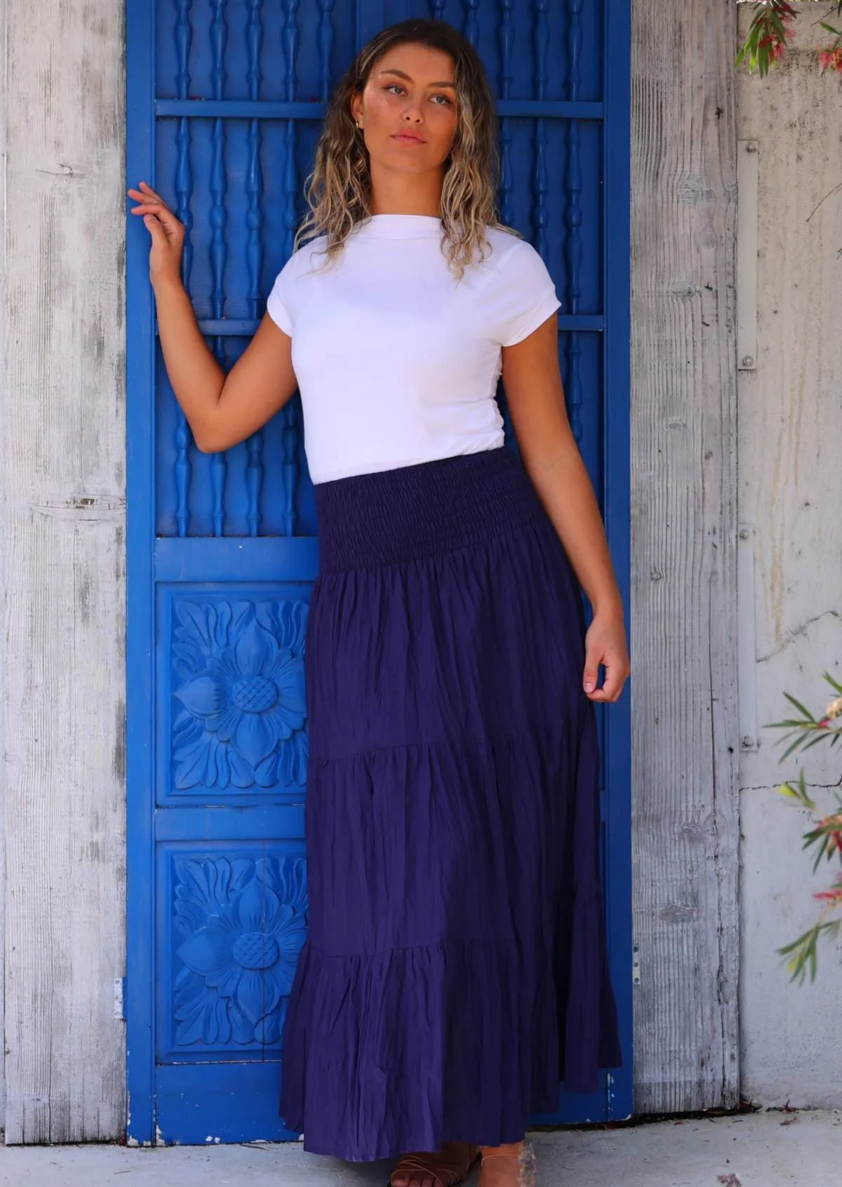 Dawn Maxi Skirt Rhodonite