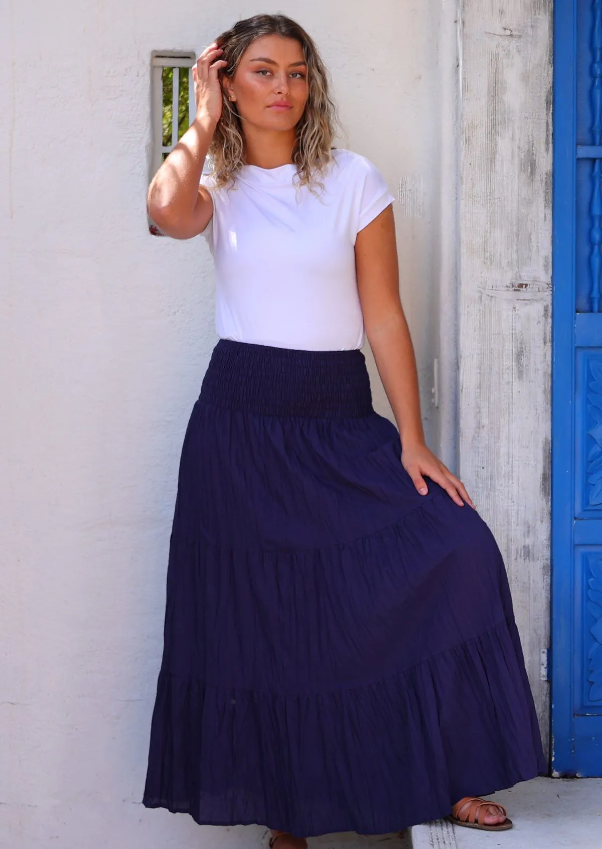 Dawn Maxi Skirt Rhodonite