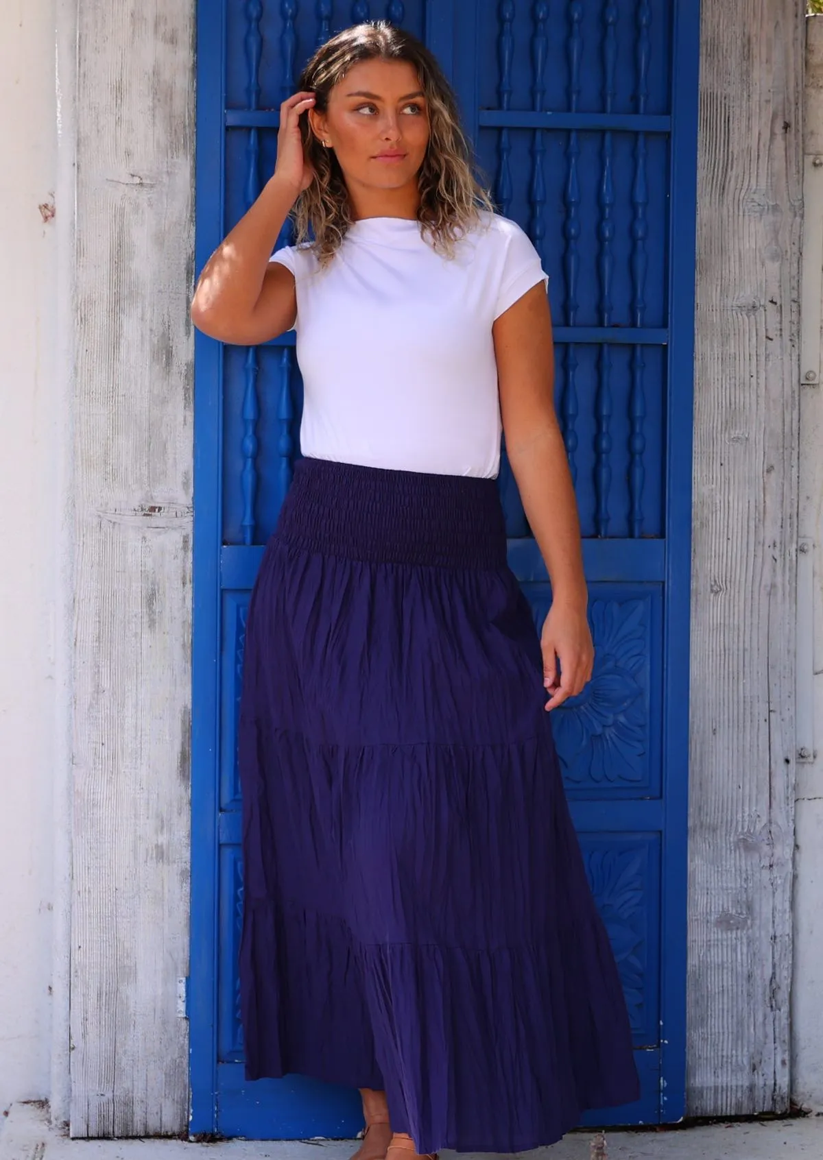 Dawn Maxi Skirt Rhodonite