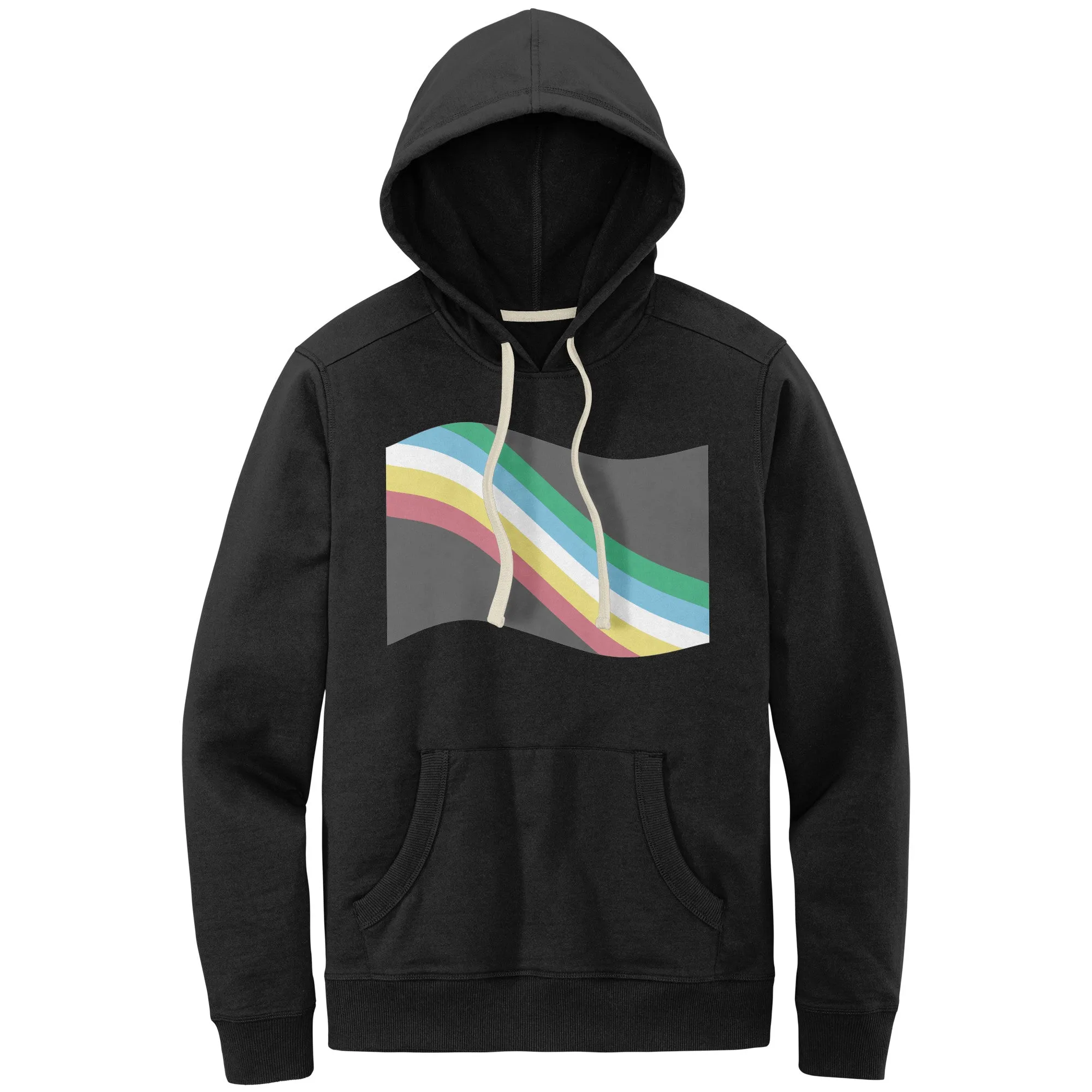 Disability and Neurodiversity Pride Flag Relaxed Fit Re-Fleece Hoodie | Choose Your Flag