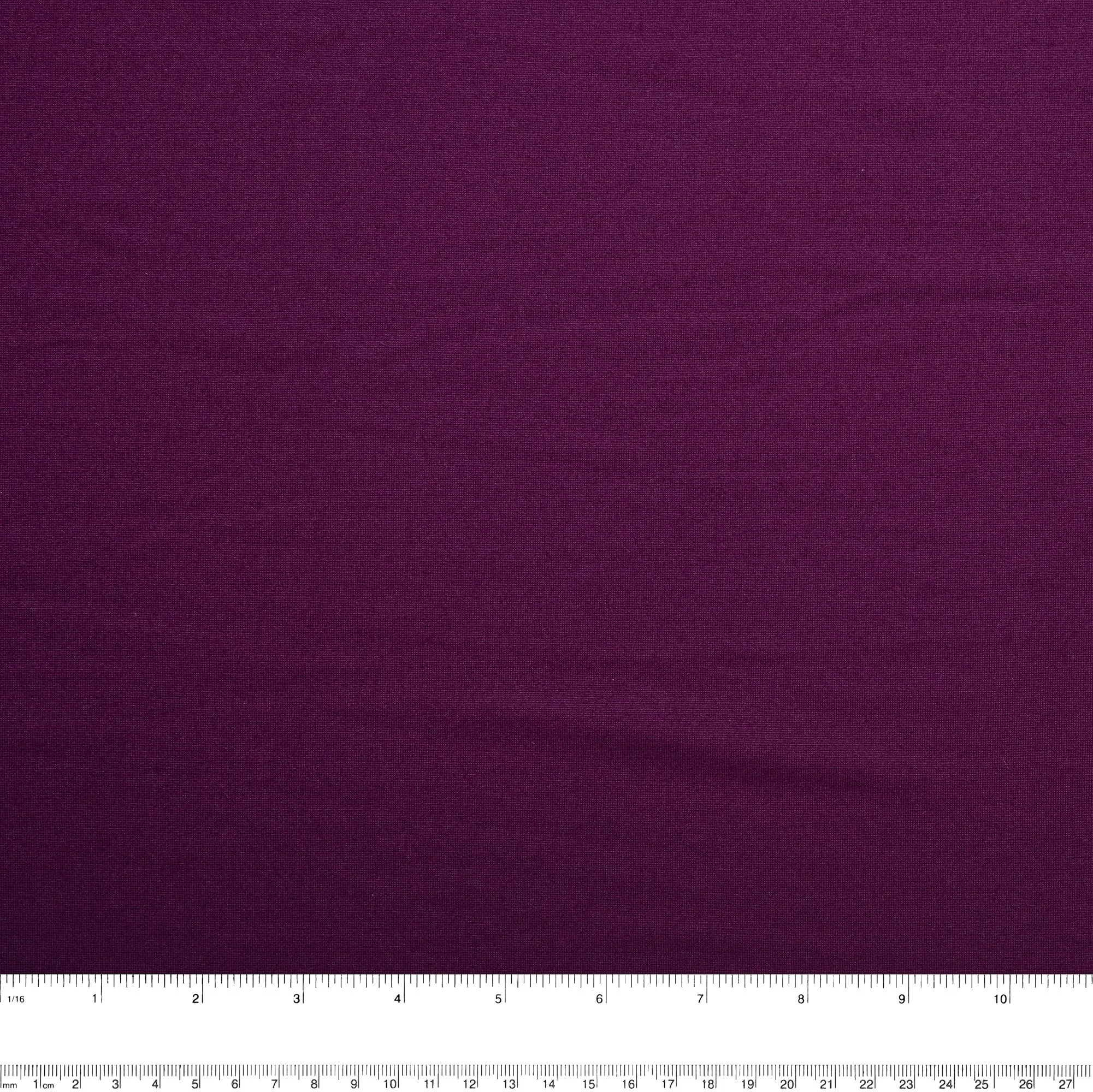 Double Brushed Spandex Knit - Eggplant