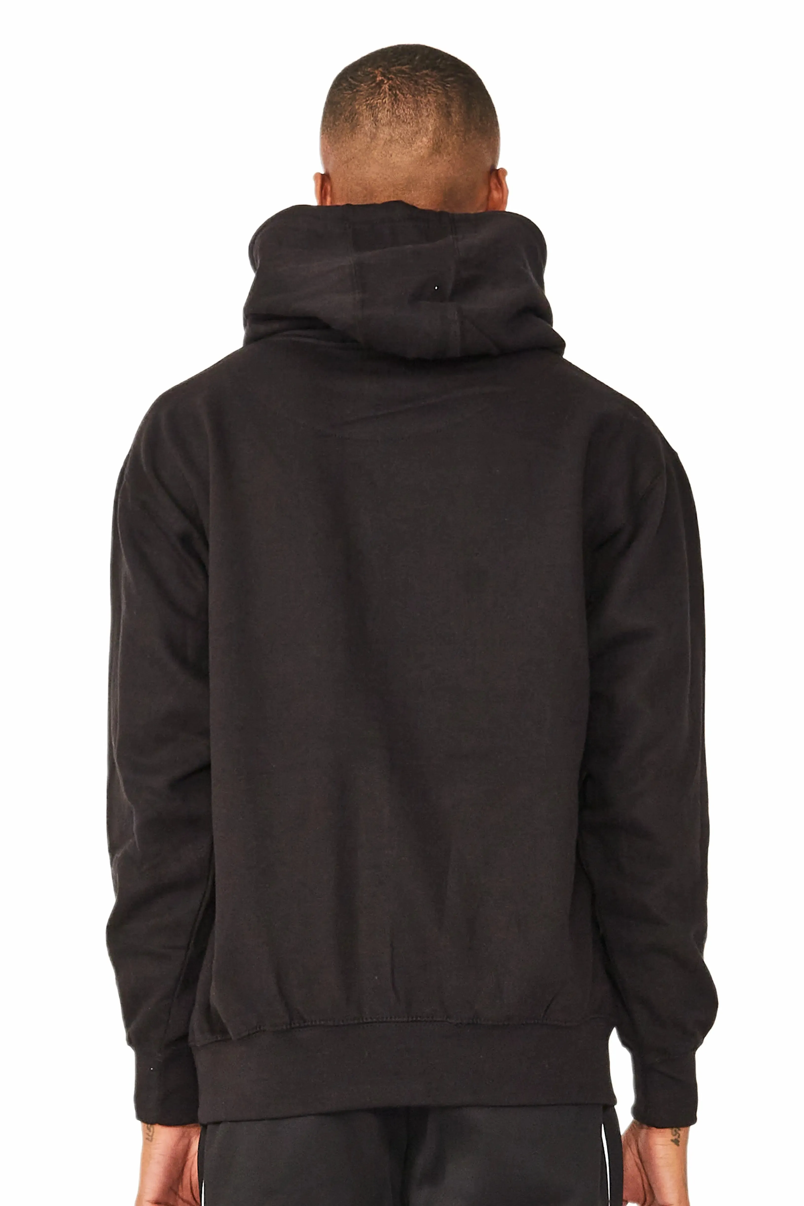 Draven Black Graphic Hoodie