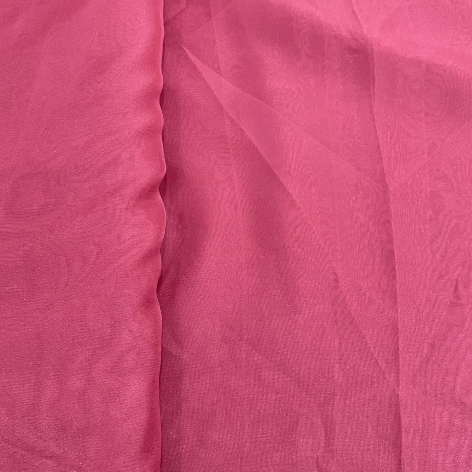 Exclusive Corel Pink Solid Organza Fabric