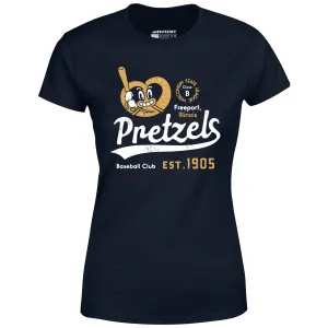 Freeport Pretzels - Illinois - Vintage Defunct Baseball Teams - Women's T-Shirt