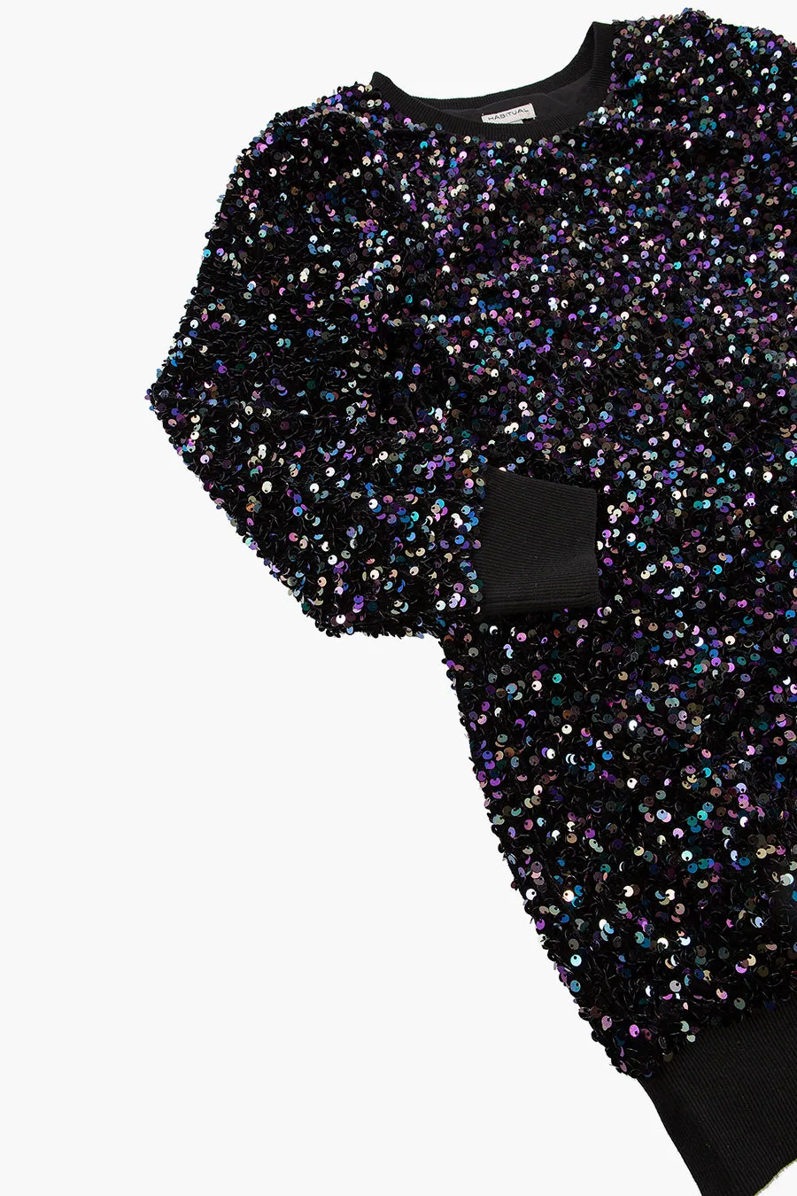 Girls Dress Habitual Kids Sequin  - Black (Size 16 left)