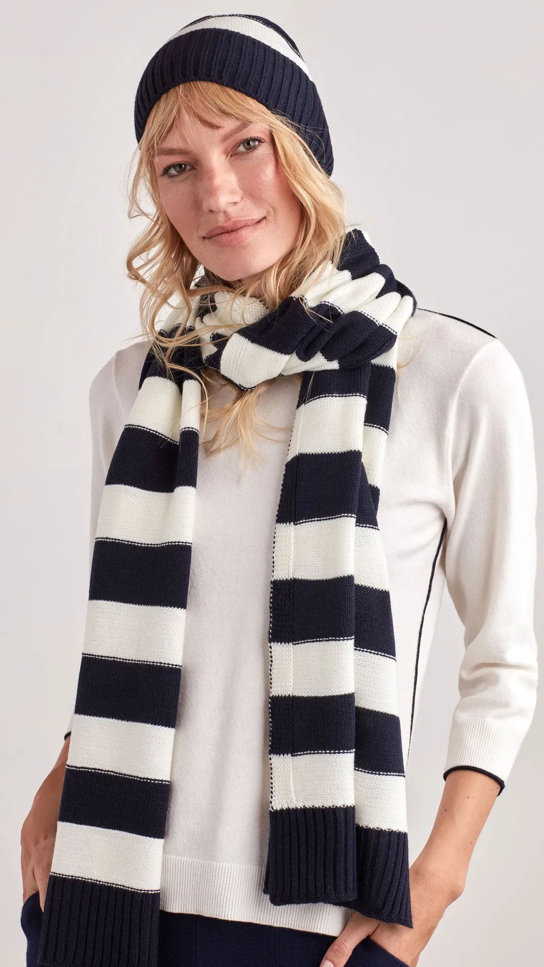 HALEY STRIPED SCARF