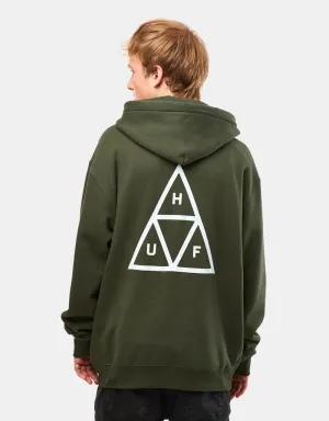 HUF Set Triple Triangle Pullover Hoodie - Hunter Green