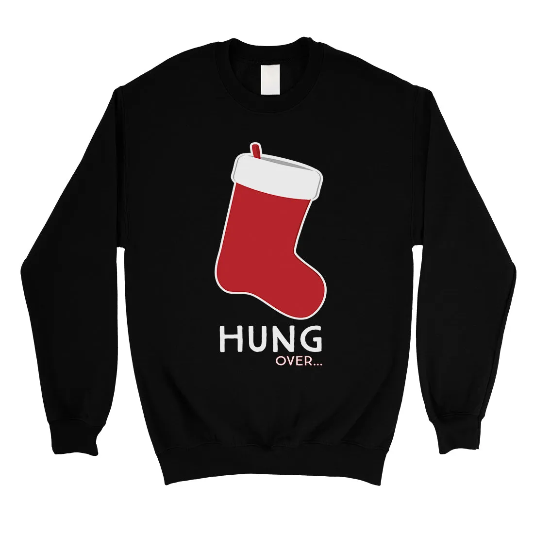 Hungover Christmas Stocking Unisex Crewneck Sweatshirt