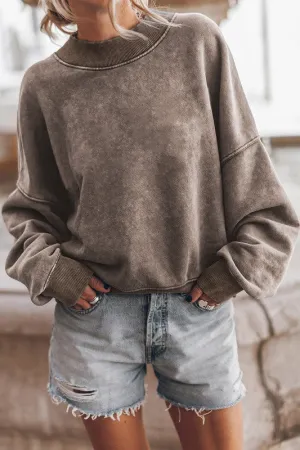 Mineral Washed Acid dye Sweatshirt Pullover (SMALL-2X)