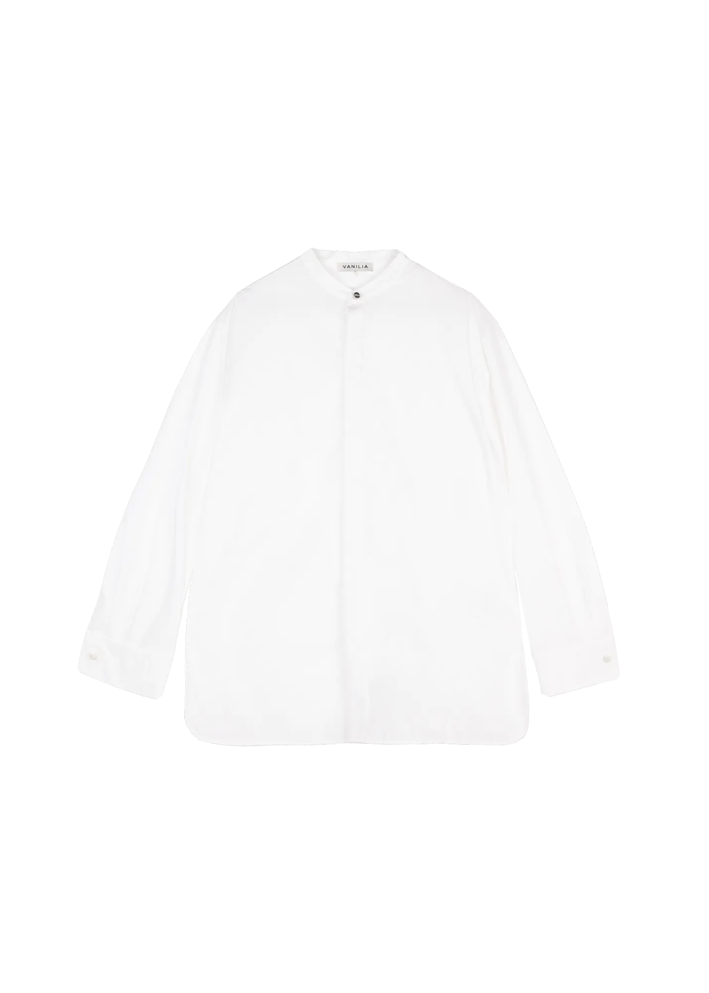 Poplin blouse met manchetten