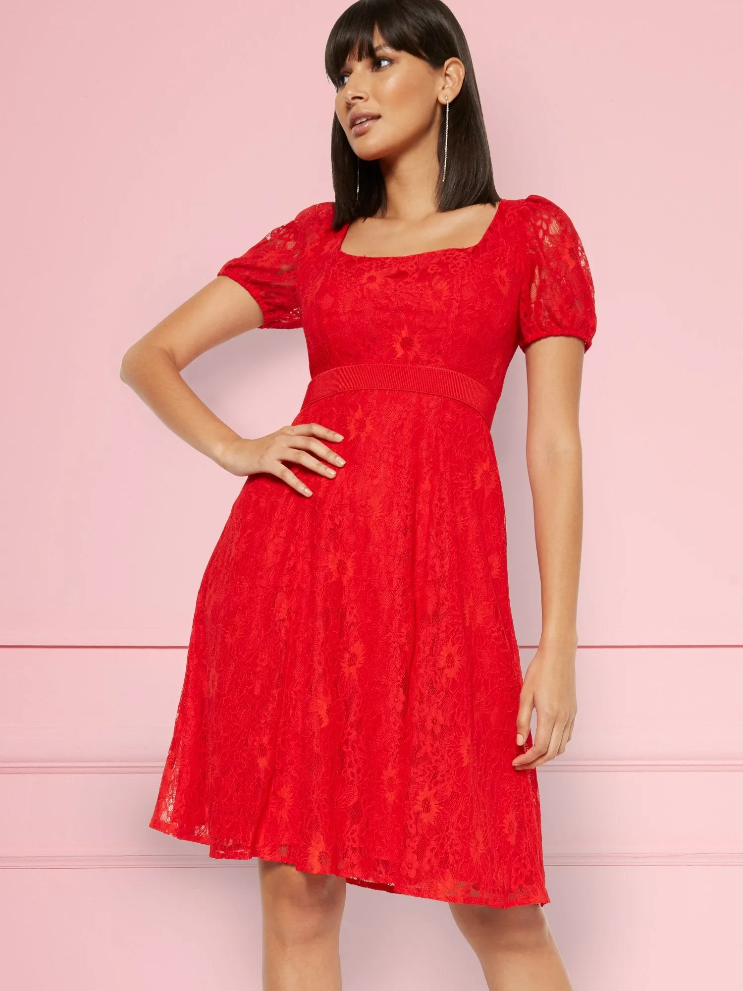 Rosalita Lace Fit and Flare Dress - Eva Mendes Fiesta Collection