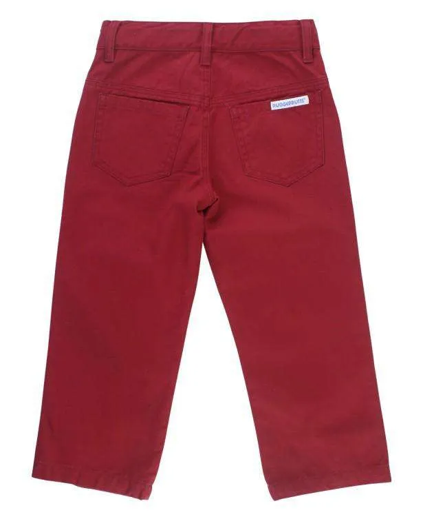 RuggedButts ~ Cranberry Straight Chino Pants