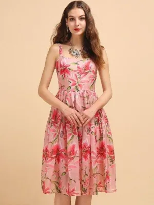 Simply Chic Floral Midi Dress