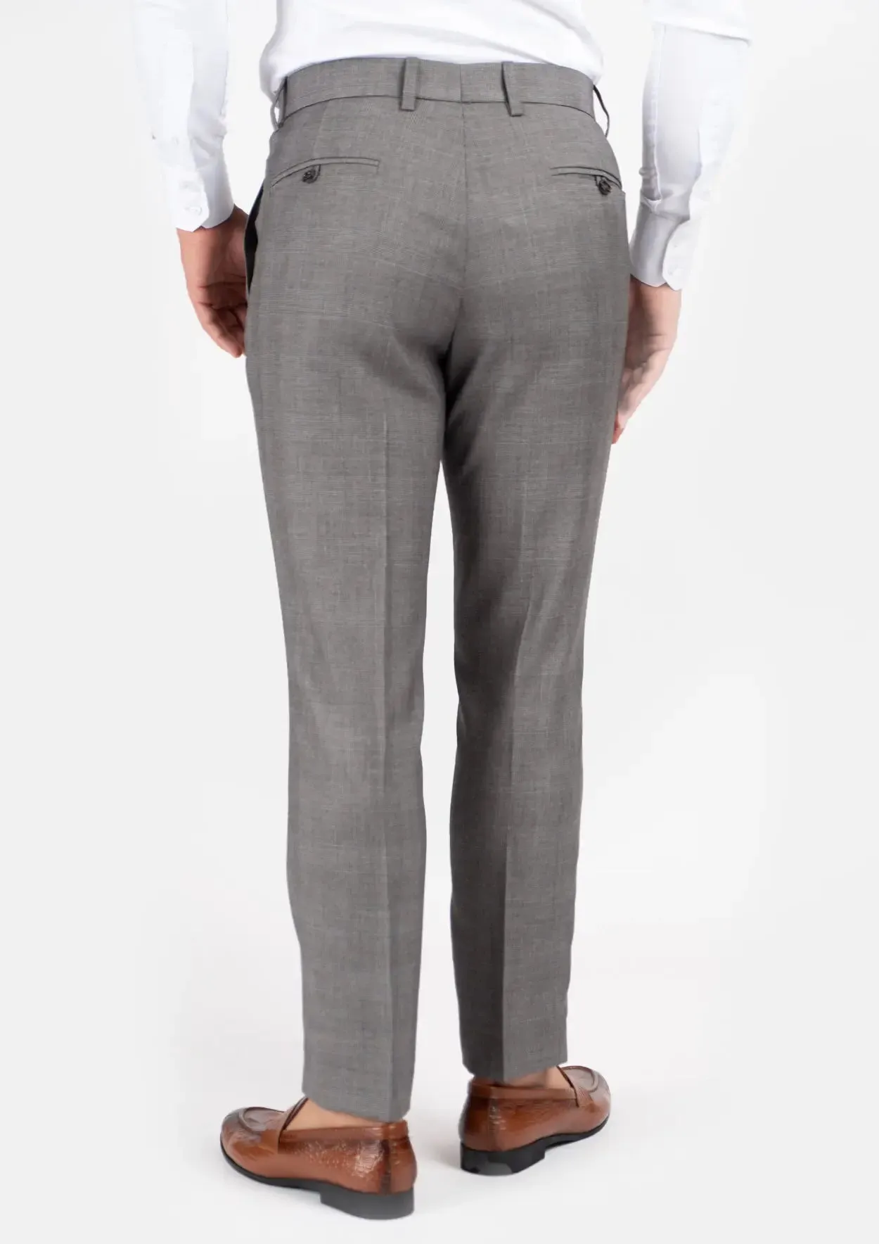 Spanish Grey Prince Of Wales Pants