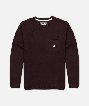 The Brine Sweater - Burgundy