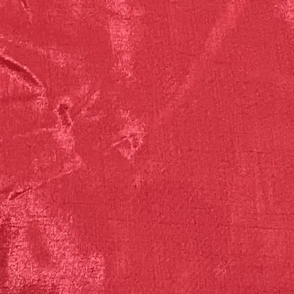 Tomato Red Solid Shantoon Fabric